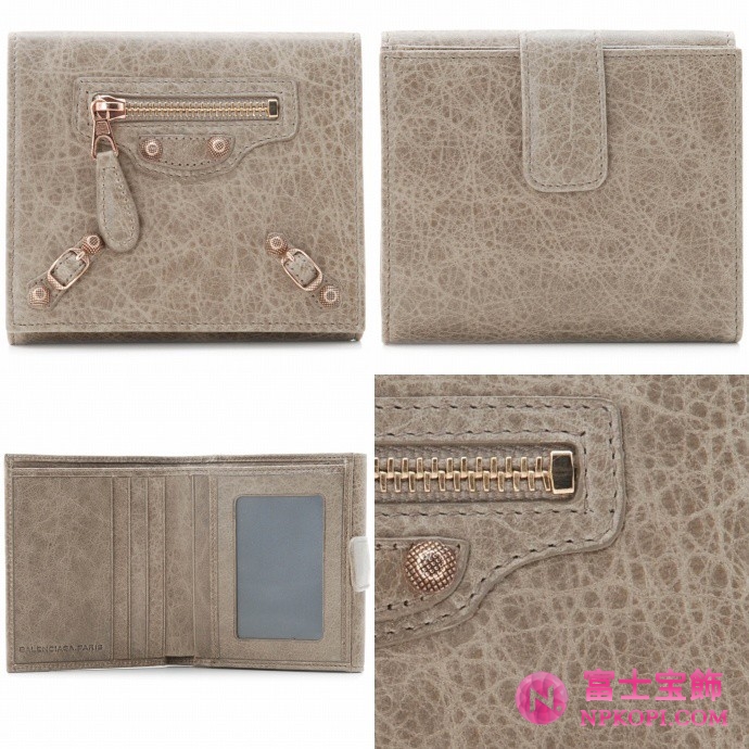 BALENCIAGA/バレンシアガ 2012年春夏GIANT WINDOW 2つ折り財布285375 D940O 2525